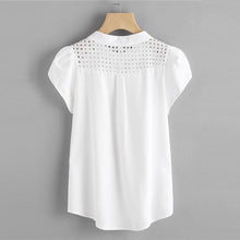 Load image into Gallery viewer, Eyelet Embroidery Blouse
