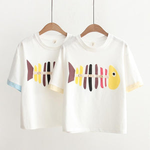 Fish Appliques T-Shirt