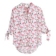 Load image into Gallery viewer, Flamingo V-Neck Shirt