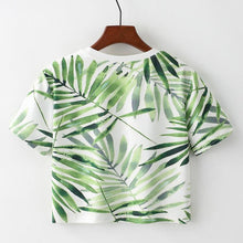 Load image into Gallery viewer, Floral Crop T-Shirt