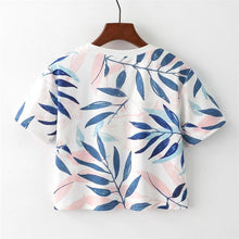 Load image into Gallery viewer, Floral Crop T-Shirt
