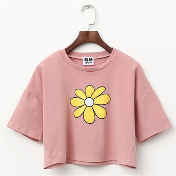 Floral Crop T-Shirt