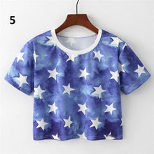 Load image into Gallery viewer, Floral Crop T-Shirt