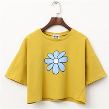 Load image into Gallery viewer, Floral Crop T-Shirt