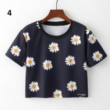 Load image into Gallery viewer, Floral Crop T-Shirt
