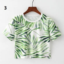 Load image into Gallery viewer, Floral Crop T-Shirt