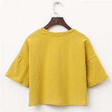 Load image into Gallery viewer, Floral Crop T-Shirt
