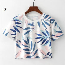 Load image into Gallery viewer, Floral Crop T-Shirt