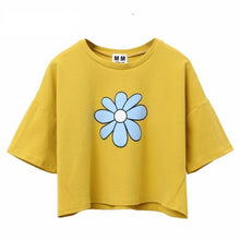 Load image into Gallery viewer, Floral Crop T-Shirt