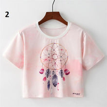 Load image into Gallery viewer, Floral Crop T-Shirt