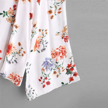 Load image into Gallery viewer, Floral Long Sleeve Off-Shoulder