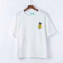 Load image into Gallery viewer, Fruit Embroidery T-Shirt