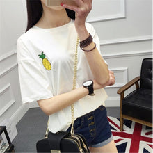 Load image into Gallery viewer, Fruit Embroidery T-Shirt
