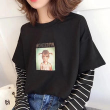 Load image into Gallery viewer, GIRL Striped Sleeve Shirt