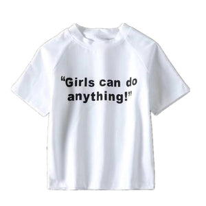 'Girls can do anything' T-Shirt