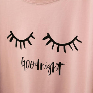 'Good Night' Crop T-Shirt