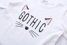 Load image into Gallery viewer, &#39;GOTHIC&#39; Bow Tie T-Shirt