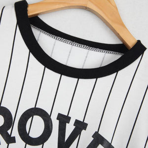 'GROVER 32 BASKETBALL' Striped Shirt
