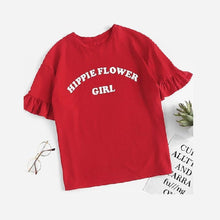 Load image into Gallery viewer, &#39;HIPPIE FLOWER GIRL&#39; T-Shirt