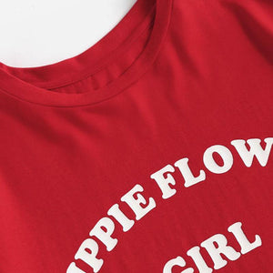 'HIPPIE FLOWER GIRL' T-Shirt