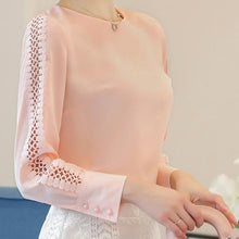 Load image into Gallery viewer, Lace Sleeve Blouse