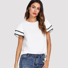 Load image into Gallery viewer, Layered Ruffle Sleeve Blouse