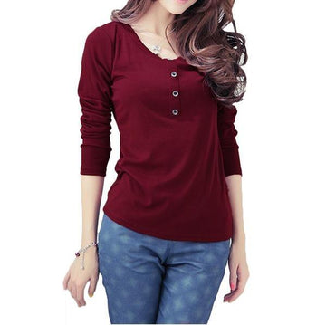 Long Sleeve O-Neck T-Shirt (3 Colors)