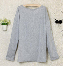 Load image into Gallery viewer, Long Sleeve O-Neck T-Shirt