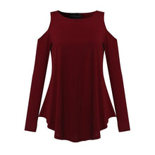 Load image into Gallery viewer, Loose Open Shoulder Shirt