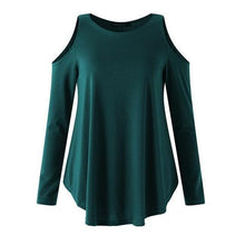 Load image into Gallery viewer, Loose Open Shoulder Shirt