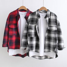 Load image into Gallery viewer, Loose Plaid Shirt