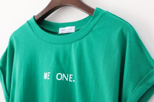 'Me One.' Crop T-Shirt