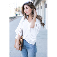 Load image into Gallery viewer, Mesh Flare Sleeve Loose Shirt