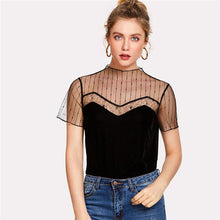 Load image into Gallery viewer, Mesh Patchwork Shirt