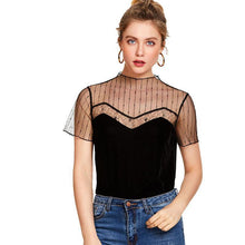 Load image into Gallery viewer, Mesh Patchwork Shirt