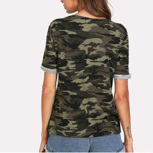 Load image into Gallery viewer, Mesh V-Neck T-Shirt