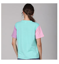 Load image into Gallery viewer, Multi Color Patchwork T-Shirt