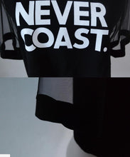 Load image into Gallery viewer, &#39;NEVER COAST&#39; Mesh Patchwork T-Shirt