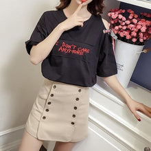Load image into Gallery viewer, One Open Shoulder T-Shirt