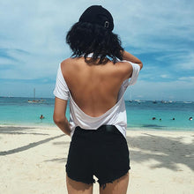 Load image into Gallery viewer, Open Back T-Shirt