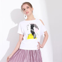 Load image into Gallery viewer, Open Shoulder T-Shirt