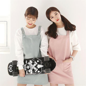 Pastel Over-all Dress