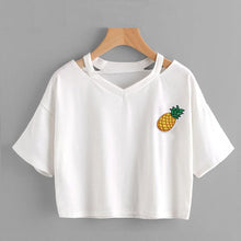 Load image into Gallery viewer, Pineapple Crop T-Shirt