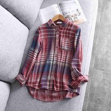 Load image into Gallery viewer, Plaid European Style Shirt