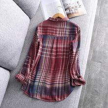 Load image into Gallery viewer, Plaid European Style Shirt