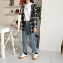 Load image into Gallery viewer, Plaid Hooded Shirt