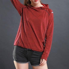 Load image into Gallery viewer, Quick Dry &amp; Breathable Sports Hooded Shirt