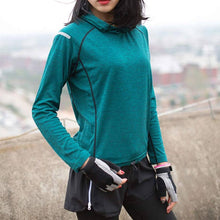 Load image into Gallery viewer, Quick Dry &amp; Breathable Sports Hooded Shirt