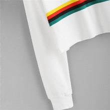 Load image into Gallery viewer, Rainbow Crop Sweatshirt