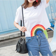 Load image into Gallery viewer, Rainbow Crop T-Shirt